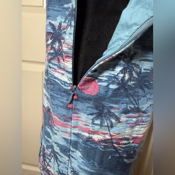 J.Crew Women’s Tropical Print Linen-Blend Slip Dress – Size 2 - Picture 6 of 7